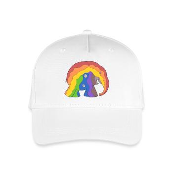 Elefant - Kinder Bio Basecap - Weiß - Vorne