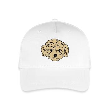 Doodle Puppy - Organic Kids’ Baseball Cap - white - Front