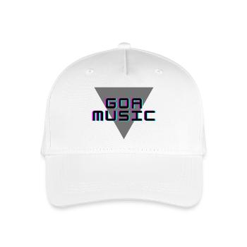 Drucke für Musikliebhaber, Musik, trendy - Kinder Bio Basecap - Weiß - Vorne