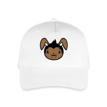 Lapin Vampire Sharp Longues Dents Halloween Costume - Casquette de baseball bio Enfant - blanc - Devant
