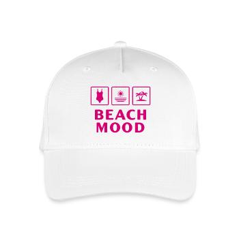 Beach Mood Summer Sun Sea Holiday - Organic Kids’ Baseball Cap - white - Front