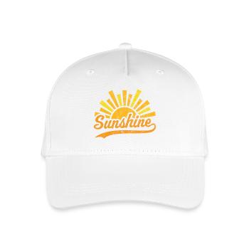 Sunshine Sun - Organic Kids’ Baseball Cap - white - Front