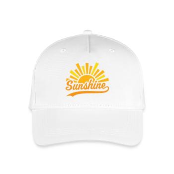 Sunshine Sun - Organic Kids’ Baseball Cap - white - Front