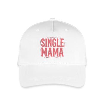 Dicton Single Mama Power - Casquette de baseball bio Enfant - blanc - Devant