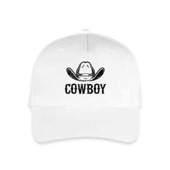 Cowboy - Kinder Bio Basecap - Weiß - Vorne