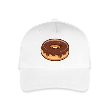 Donut Minimal Food Lover - Kinder Bio Basecap - Weiß - Vorne