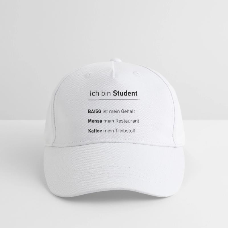 Unispruch "Ich bin Student" Geschenk, Studenten Kinder Bio Basecap