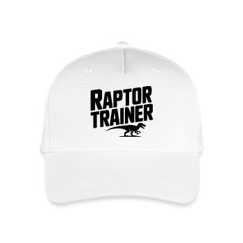 Raptor Trainer - Organic Kids’ Baseball Cap - white - Front