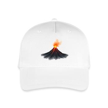 Vulkan - Kinder Bio Basecap - Weiß - Vorne
