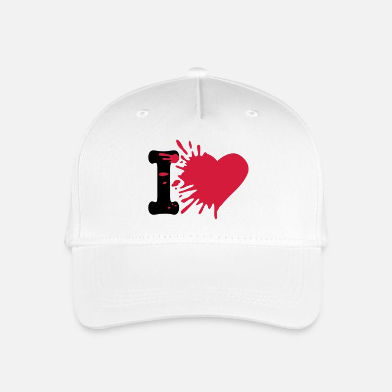 i love - Kinder Bio Basecap - Weiß