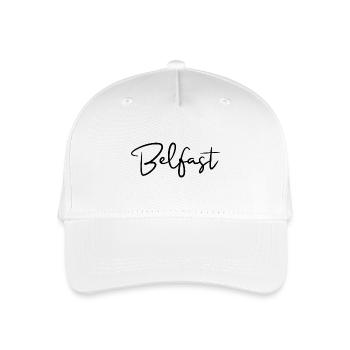 Belfast Hauptstadt Nordirland - Kinder Bio Basecap - Weiß - Vorne