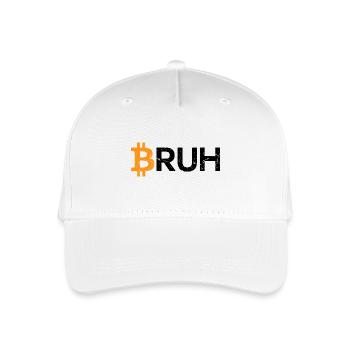 Bitcoin Bruh Cryptocurrency Bitcoin - Organic Kids’ Baseball Cap - white - Front