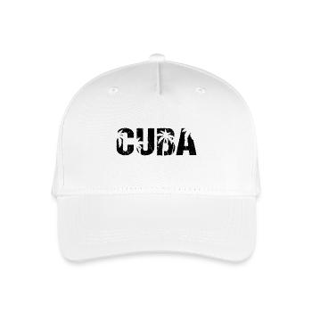 Cuba Palm trees Caribbean Island Cuba - Organic Kids’ Baseball Cap - white - Front