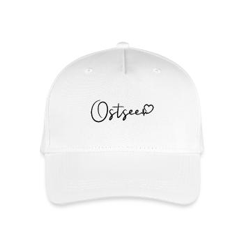 Ostsee Herzschlag - Kinder Bio Basecap - Weiß - Vorne