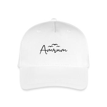 Amrum Möwen Nordsee Insel - Kinder Bio Basecap - Weiß - Vorne
