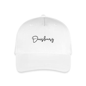 Duisburg - Kinder Bio Basecap - Weiß - Vorne