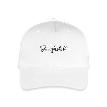 Bangkok Herzschlag Thailand I love Bangkok - Kinder Bio Basecap - Weiß - Vorne
