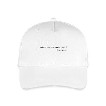 lustiger Spruch für Bayern, Zefix, grantiger Bayer - Kinder Bio Basecap - Weiß - Vorne