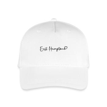 East Hampton heartbeat - Organic Kids’ Baseball Cap - white - Front