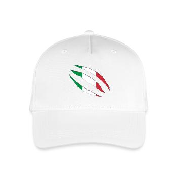 Italy - Italien - Italia - Kinder Bio Basecap - Weiß - Vorne