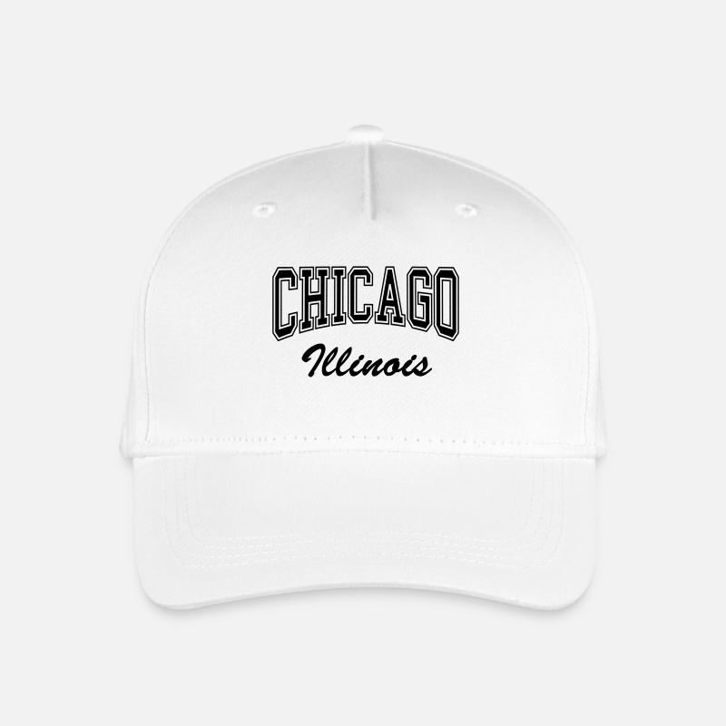 chicago_illinois - Kinder Bio Basecap - Weiß