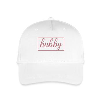 Hubby Matching Engagement Wedding Honeymoon - Organic Kids’ Baseball Cap - white - Front