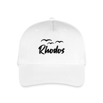 Rhodes Island Sea - Organic Kids’ Baseball Cap - white - Front