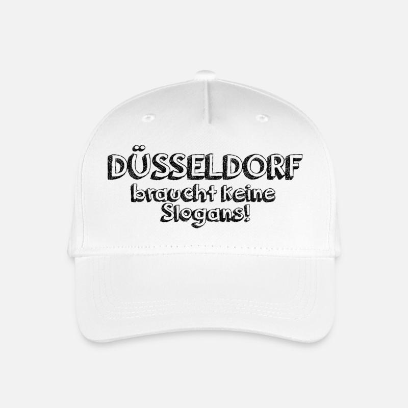 DÜSSELDORF braucht keine Slogans - Kinder Bio Basecap - Weiß