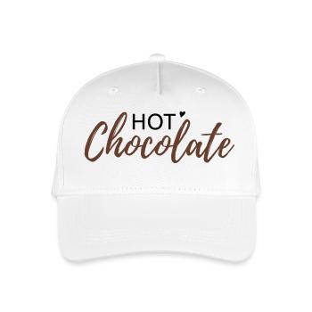Hot Chocolate Lettering – Hot Chocolate - Organic Kids’ Baseball Cap - white - Front