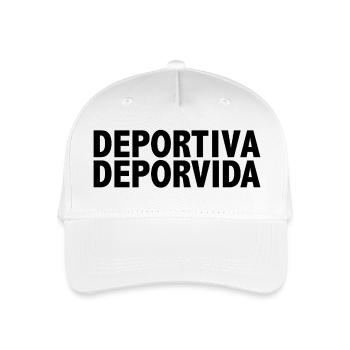 BLK SNEAKERS - Organic Kids’ Baseball Cap - white - Front