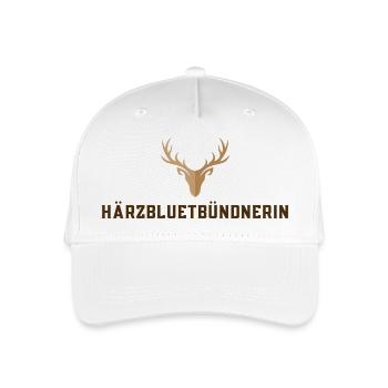 Härzbluetgraubünden - Casquette de baseball bio Enfant - blanc - Devant