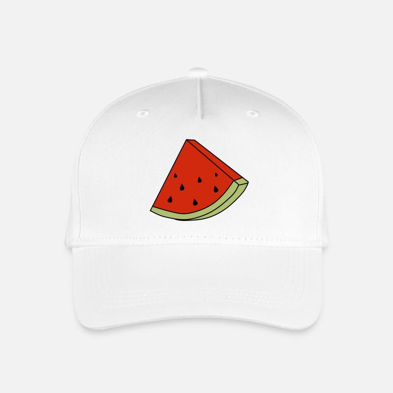 Melone melon summer - Kinder Bio Basecap - Weiß