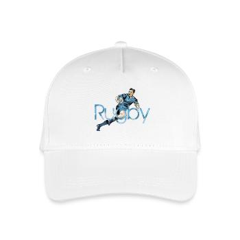 Rugby - Kinder Bio Basecap - Weiß - Vorne