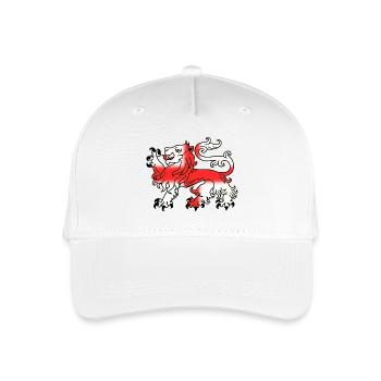 English Lion Passant with St George's Cross - Organic Kids’ Baseball Cap - white - Front