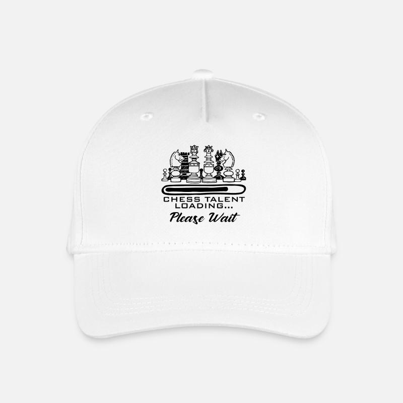 échecs - Casquette de baseball bio Enfant - blanc