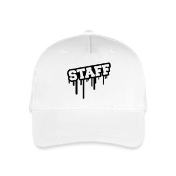 staff_grunge_la1 - Organic Kids’ Baseball Cap - white - Front