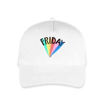 BuJa Friday - Kinder Bio Basecap - Weiß - Vorne