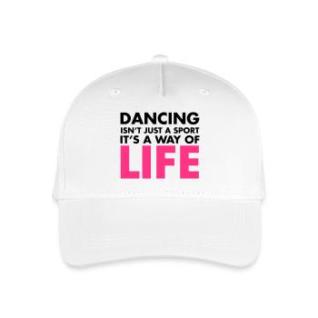 Dancing - Kinder Bio Basecap - Weiß - Vorne