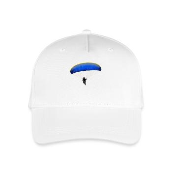 paragliding - Kinder Bio Basecap - Weiß - Vorne