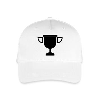 Pokal - Kinder Bio Basecap - Weiß - Vorne