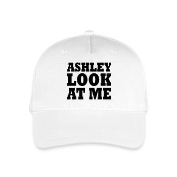 Ashley look at me - Casquette de baseball bio Enfant - blanc - Devant