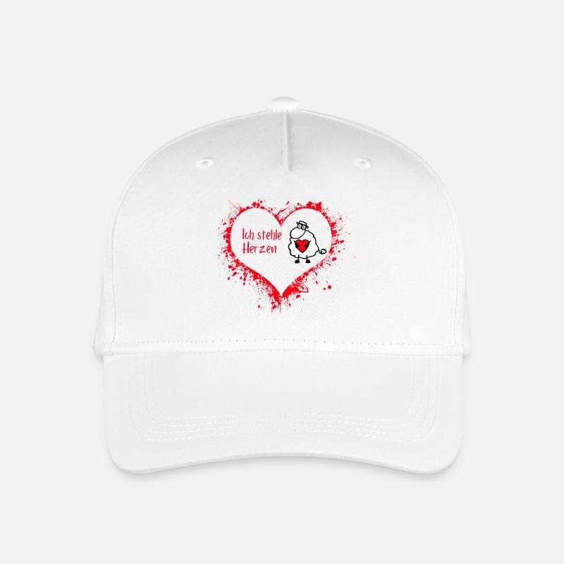 IchStehleHerzen - Kinder Bio Basecap - Weiß