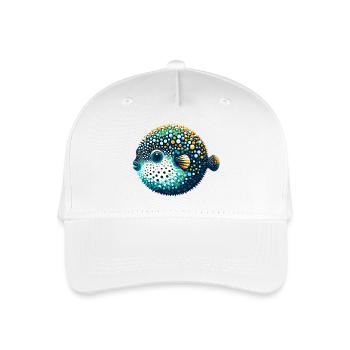Kugelfisch - Kinder Bio Basecap - Weiß - Vorne