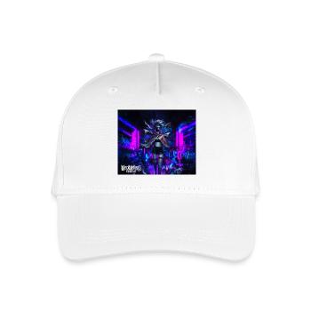 graffiti punk anime - Kinder Bio Basecap - Weiß - Vorne