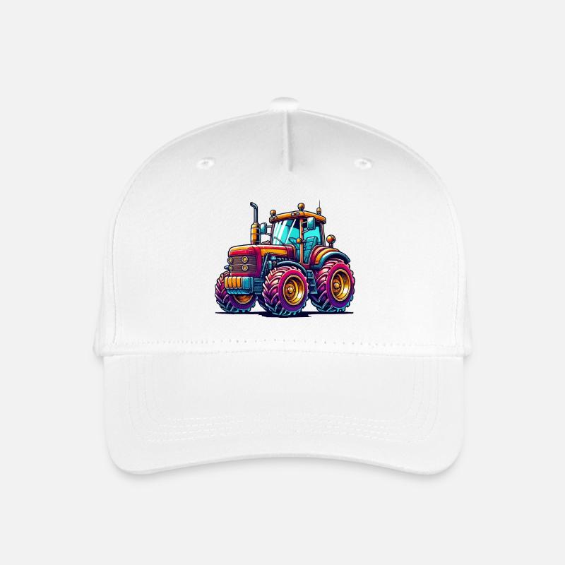 Traktor - Kinder Bio Basecap - Weiß