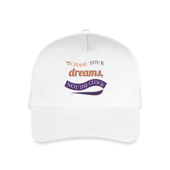 DREMS-Logo - Kinder Bio Basecap - Weiß - Vorne