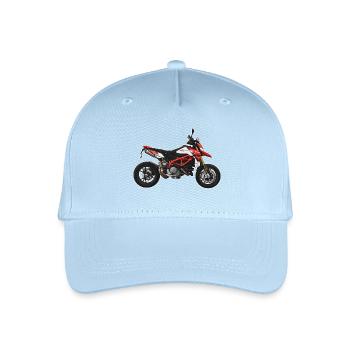 Superbike // Illustration - Organic Kids’ Baseball Cap - light blue - Front