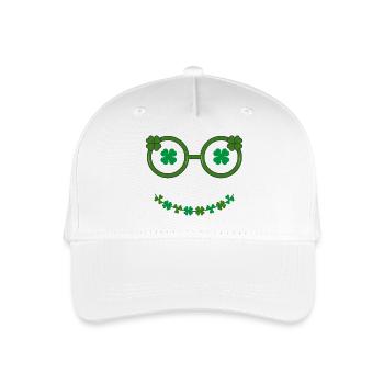 Un visage chanceux souriant - Casquette de baseball bio Enfant - blanc - Devant