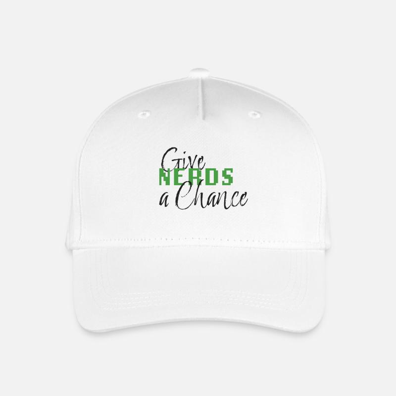 Donnez une chance aux nerds - Casquette de baseball bio Enfant - blanc