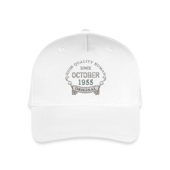 Since_October_1955 - Organic Kids’ Baseball Cap - white - Front